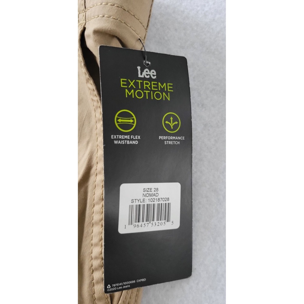 mens lee extreme cargo‎ shorts Size 28 Color Khaki - Picture 5 of 13